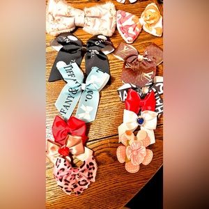 New 24 handmade pin and clip bows